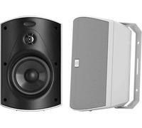 Polk Audio Patio 200 - Altoparlante a 2 vie interno/esterno, tweeter a cupola in alluminio anodizzato 1,9 cm, woofer a cono in polimero riempito di minerali: 12,7 cm, con ogni meteo, da parete, bianco