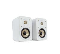 Polk Audio SIGS10ELWT, Signature Elite ES10 - Diffusore con Certificazione Compatibile con Dolby Atmos e Dts: X, Tweeter da 1" e Woofer da 4", Coppia, Bianco