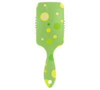 Polka Dot Billiard Green spazzola delicata per phon Massaggiatore testa progettato per capelli ricci con manico ergonomico cepillos para cabello