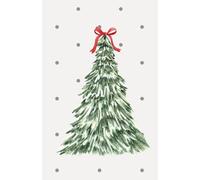 Polka Dot Christmas Tree Notebook Journal - Minimalist Holiday Aesthetic Christmas Gift for Women, Girls, Teens, Wife, Friend, Secret Santa, Stocking ... Journal for Winter Writing, Notes, & Planning