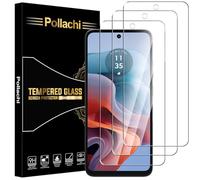 Pollachi [3 Pezzi Vetro Temperato per Motorola Moto G34,Durezza 9H Anti Graffio,Anti-Impronte Senza Bolle,Pellicola Protettiva per Moto G34