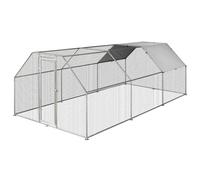 Pollaio Gabbia per Galline da Esterno 280x570x195 cm in Metallo
