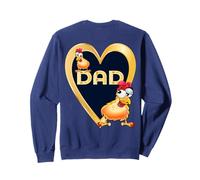 Pollaio Pollo Polli Inglese DAD Papà Felpa