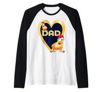 Pollaio Pollo Polli Inglese DAD Papà Maglia con Maniche Raglan