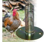 Pollame Molla Alimentatore Gravity Fowl Fagiano Pollo (Set Di 2)