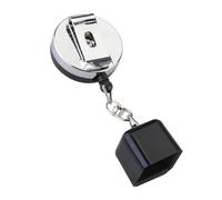 Polle per Gesso - Clip di Gesso di Biliardo A Scomparsa | Cue Pen Cash | Penna del Supporto Mini Metallico con Portachiavi | Caso Anti-Lost | Carrier Portatile per Gli per Gli Access