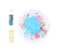 POLLE - Set da picnic da spiaggia per bambini, portatile, 5,1 cm, acqua per pagayage del bambino | Baby Beach Baby Piiscine, tappetino da spiaggia per bambini, tappetino da bagno pieghevole