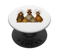 Polli agricoltori contadini gallo & galline regalo contadino PopSockets PopGrip Adesivo