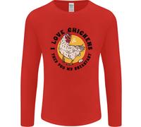 Polli Pooh il Mio Breakfast Divertente Cibo Uova Uomo Maniche