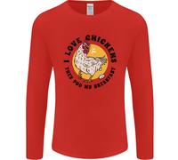 Polli Pooh il Mio Breakfast Divertente Cibo Uova Uomo Maniche