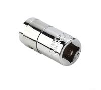 Pollice 1/4 2pcs Socket Drive a 1/4 di pollice Hex Shank Square Chrome Bit Adapter Chiave Convertitore in acciaio al vanadio per punte cacciavite Step Drill Plus Chamfer Tools