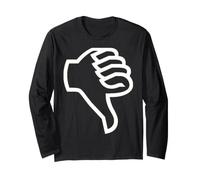 Pollice Giù, Enorme, in disaccordo, Disapprovare Maglia a Manica