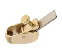 Pollice per violino Strumento per liuteria Lavorazione del legno Taglierina per aereo Suola curva Fondo piatto XXS/XS/S/M/L(Color:Golden XS)