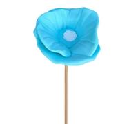 Pollinator Station, Flower Bee Feeder Hub, 5.5inch Flower diameter with 25.5inch height, Durable 3D Printing Structure Station, Floral Garden Decor Style, Backyard Wildlife Use