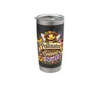 Pollinator Support Staff ape fiori di campo Bicchiere termico in acciaio inox doppia parete