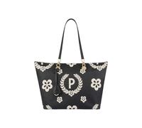 Pollini Borsa A Spalla Da Donna Marchio, Modello Heritage TE8410PP02Q1E, Realizzato In Similpelle. Nero