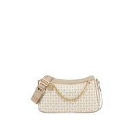 Pollini Borsa A Tracolla Da Donna Marchio, Modello Heritage TE8526PP0IQ11, Realizzato In PVC. Beige Avorio