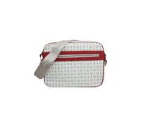 POLLINI BORSA HERITAGE PVC TE8402PP02Q Rosso 1110B AVORIO +VIT.LACC