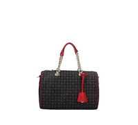 Pollini Borsa Tapiro Donna Nero-Rosso - TE8411PP02Q1100B