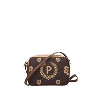 Pollini Borse a Tracolla Donna PVC Marrone/Crema