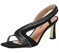 Pollini Collezione FW21 Sandali Donna in Pelle e camoscio Karluv Most, Multicolore, 36.5 EU