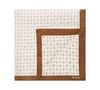 Pollini - Foulard in raso Heritage Logo Classic 68X68 - - Accessories - Donna - Beige - ONE SIZE