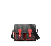 pollini BORSA TAPIRO PVC NERO +VIT.LACCA 27x15x20