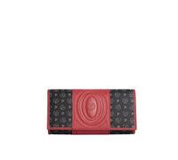 Pollini Portafoglio Trifold 70° Anniversario Nero e Rosso