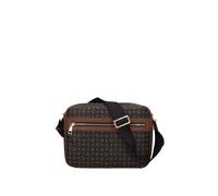 Borsa a tracolla Pollini con doppia zip nero-marrone - Tabella Colori: Nero