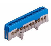 Pollmann 2020269 POLL - Morsetto N12-F2, a prova di dita, colore: Blu