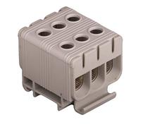 Pollmann - Morsetto universale UK 50/3 A, grigio, 1 pezzo