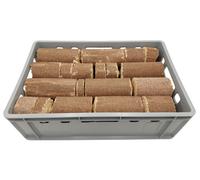 Pollmeier Buchenholzbriketts Frattura + E2 Scatola Carne 30kg Bricchetti di
