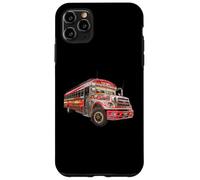 Pollo Bus Guatemala Quetzal Guate Tikal Maya Antigua 502 Custodia per iPhone 11 Pro Max