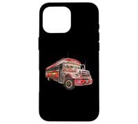 Pollo Bus Guatemala Quetzal Guate Tikal Maya Antigua 502 Custodia per iPhone 16 Pro Max