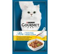 GOURMET PERLE TRIONFO DI SALSA CON POLLO 85 GR.