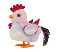 Pollo Criard Giocattolo,Peluche interattivo con canto e movimento | Doudou Educativo per - Gioco di risveglio e scoperta giocoso