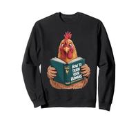 Pollo Divertente con Libro: Come addestrare i Tuoi Umani, Il Felpa
