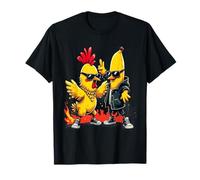 Pollo e Banana Hip Hop Divertenti Maglietta