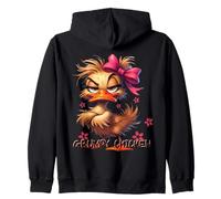 Pollo Grumpy Felpa con Cappuccio