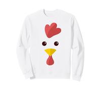 Pollo Halloween Costume Semplice Fattoria Animal Face Costume Felpa