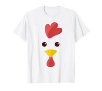Pollo Halloween Costume Semplice Fattoria Animal Face Costume Maglietta
