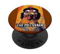 Pollo Militante Che Pollovara PopSockets PopGrip Adesivo