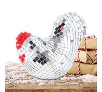 Pollo Sferico A Specchio Acrilico Moderno Riflettente | Sculture E Statue Di Pollo Per Ringraziamento, Vacanze, Compleanni, Feste, Uffici, Casa, Soggiorno, Scrivania, Appartamento