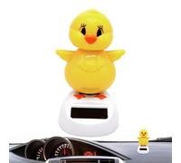 Pollo Solare - Stravagante statuetta di pollame, portatile resistente alle intemperie, divertente giocattolo educativo per il cruscotto della fisica | Affascinante movimento ritmico
