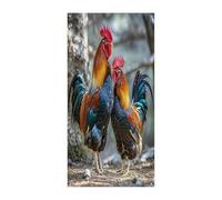 Pollo sotto l'albero Coperture per porta di benvenuto Banner grande divertente sfondo banner decorazioni per appendere interni ed esterni e buoni regali di primavera per gli amici