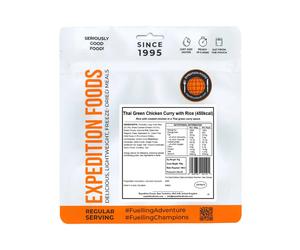 Pollo Thai al curry verde con il suo riso