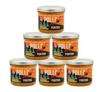 PolloPro Portion - 100% Petto di pollo cotto aromatizzato al Curry, Pronto all’Uso 25 g Proteine, Senza Conservanti, Snack pasto Proteico, Muà Fitness - pack da 6 X 100 g