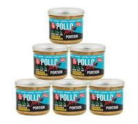 PolloPro Portion - 100% Petto di pollo cotto Pronto all’Uso 25 g Proteine, Senza Conservanti, pasto Proteico Gustoso al Naturale, Muà Fitness Muriel Di Blasi - pack da 6 X 100 g