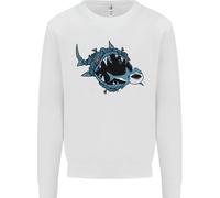Pollution Great White Shark Cambiamento Climatico Uomo Felpa