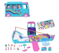 Polly Pocket - Avventura su Ruote per Cuccioli, playset camper trasformabile con